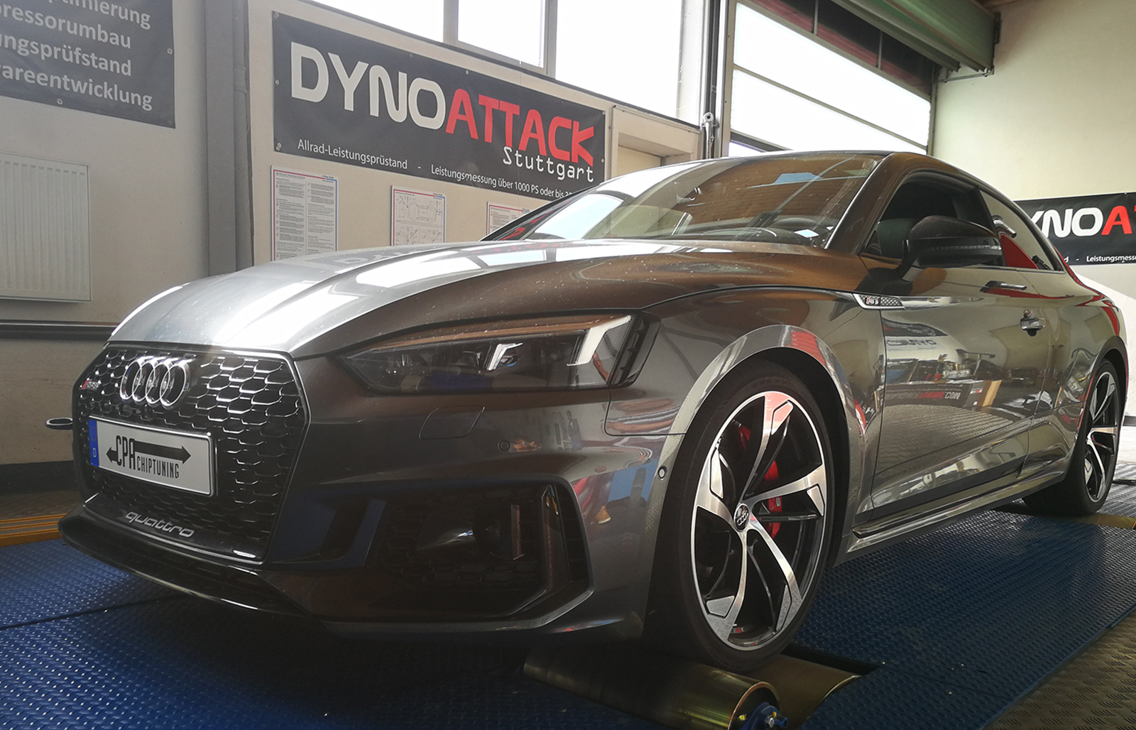 The Audi RS5在CPA上進行測試